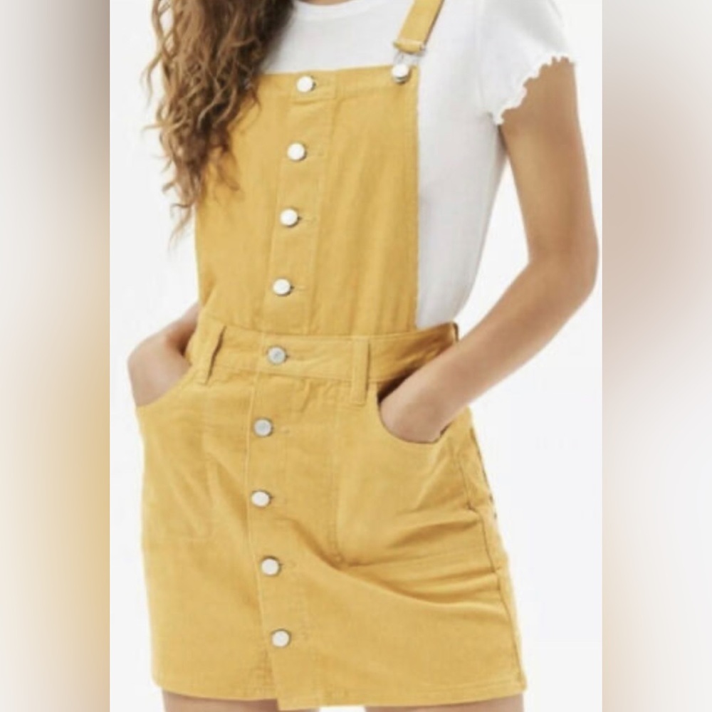 Pac Sun corduroy overall dress